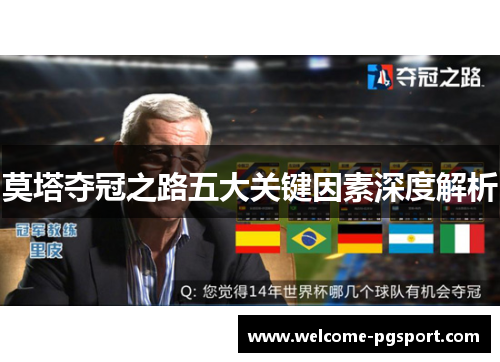 莫塔夺冠之路五大关键因素深度解析